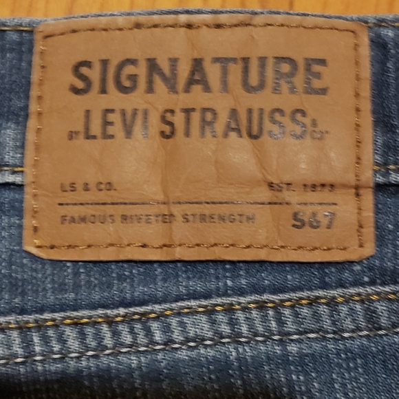 Levi's Signature S67 Athletic Jeans Men's Size 34 x 32 - Picture 4 of 8
